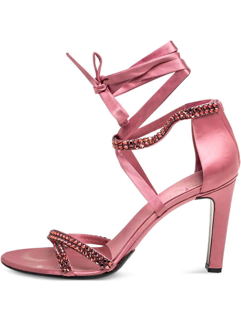 Gucci Pre-Owned Sandalen mit Kristallen 105mm - Rosa