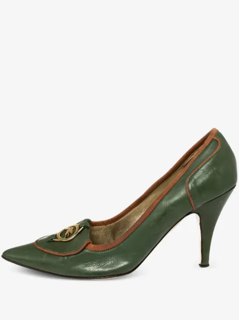 Etro Pre-Owned 90mm leather heeled pumps
