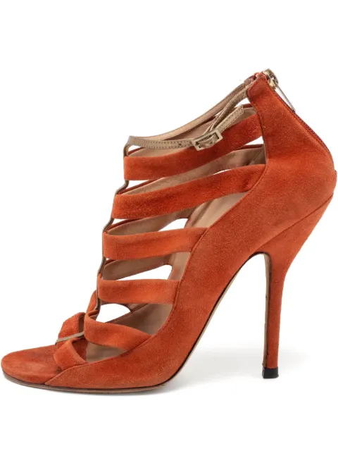 Jimmy Choo Pre-Owned sandalias con tacón de 120mm
