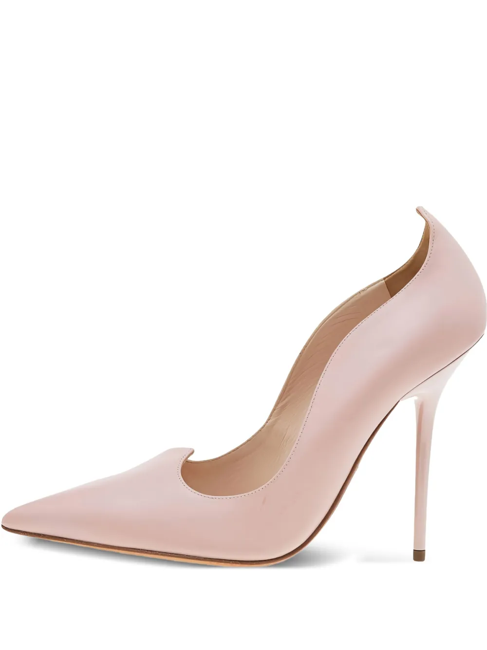 Pre-owned Versace 120mm Scalloped Pumps