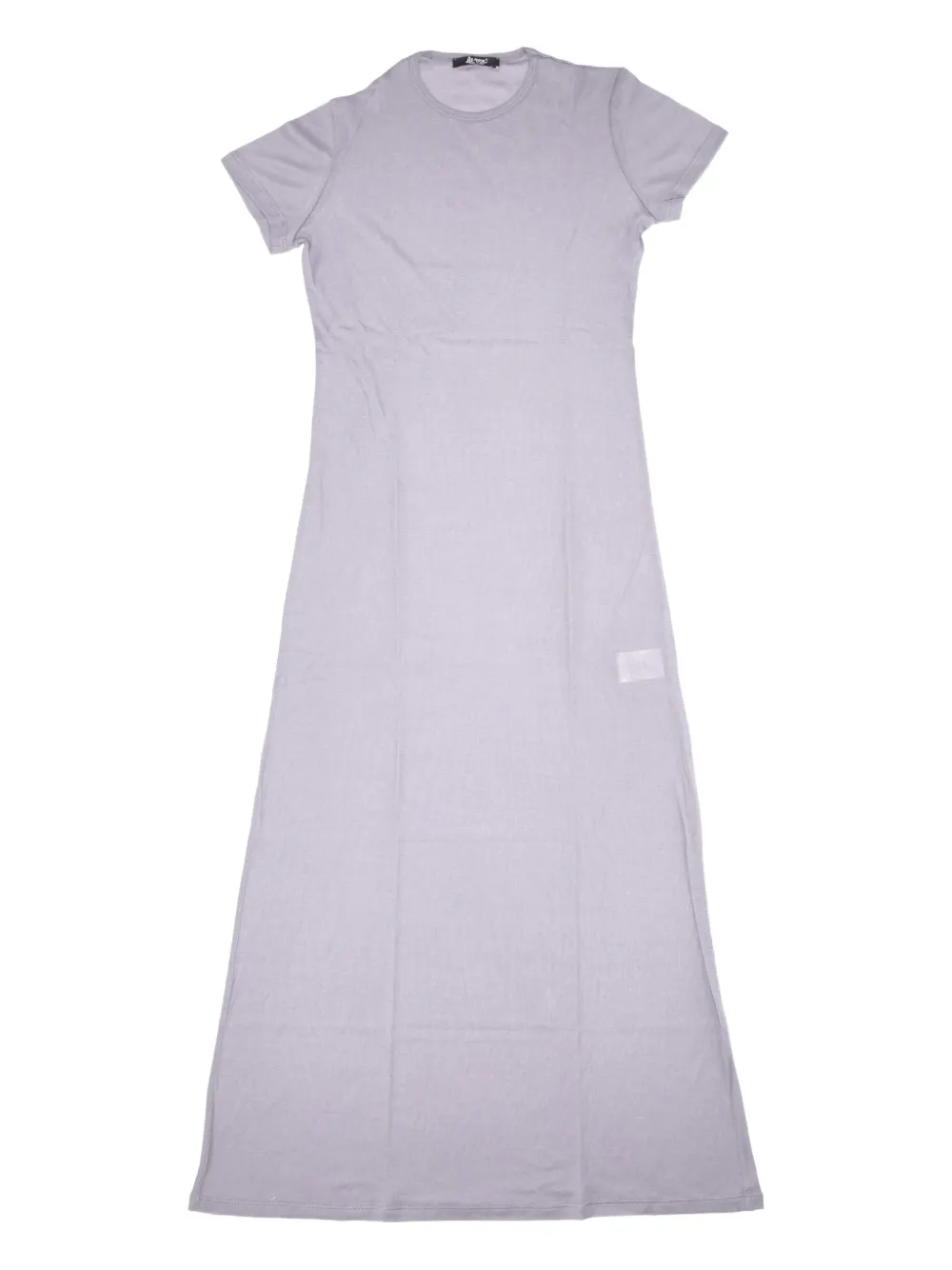 La Rose Crew-neck Midi Dress In Gray