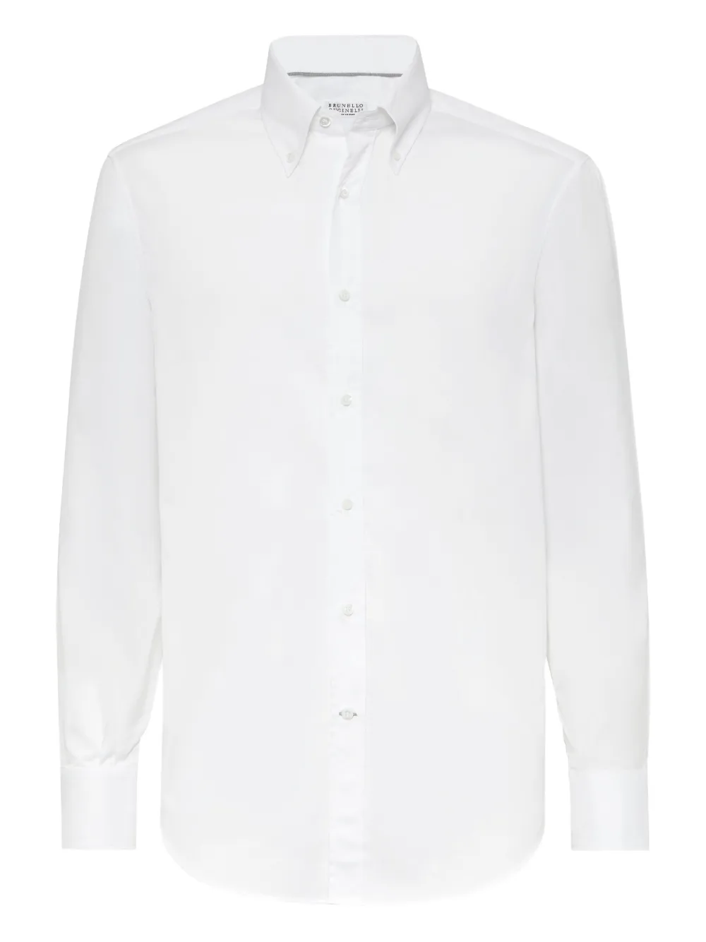 Brunello Cucinelli Katoenen overhemd Wit