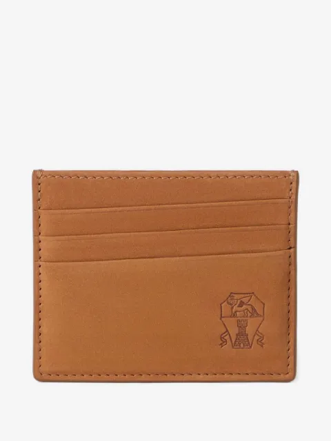 Brunello Cucinelli logo-embossed cardholder
