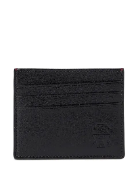 Brunello Cucinelli leather cardholder