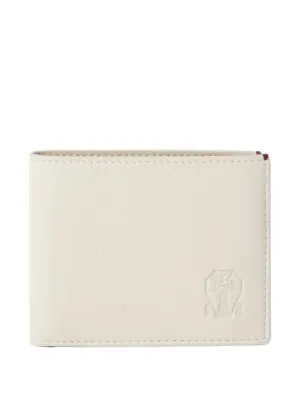 Brunello Cucinelli crocodile-effect Leather Cardholder | Brown