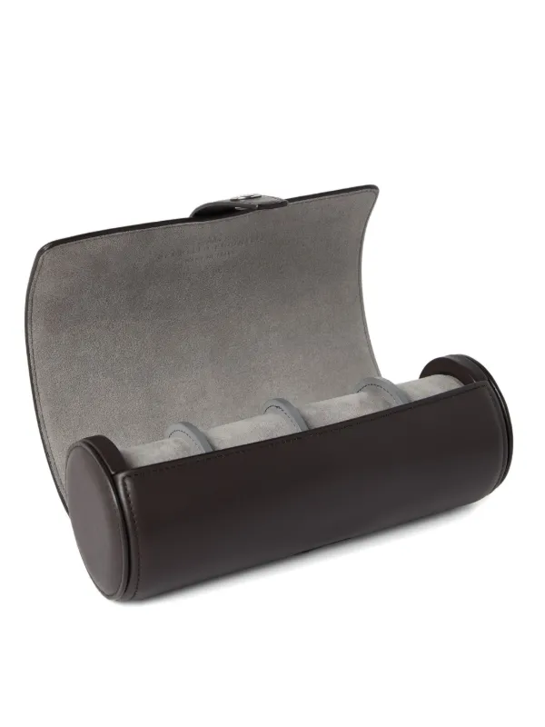 Brunello Cucinelli Leather Watch Case | Brown | FARFETCH