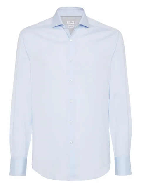 Brunello Cucinelli twill shirt