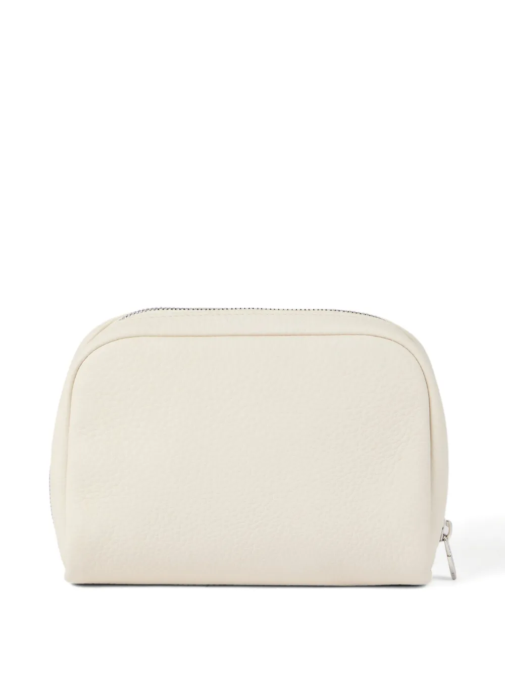 Brunello Cucinelli Leren toilettas Wit