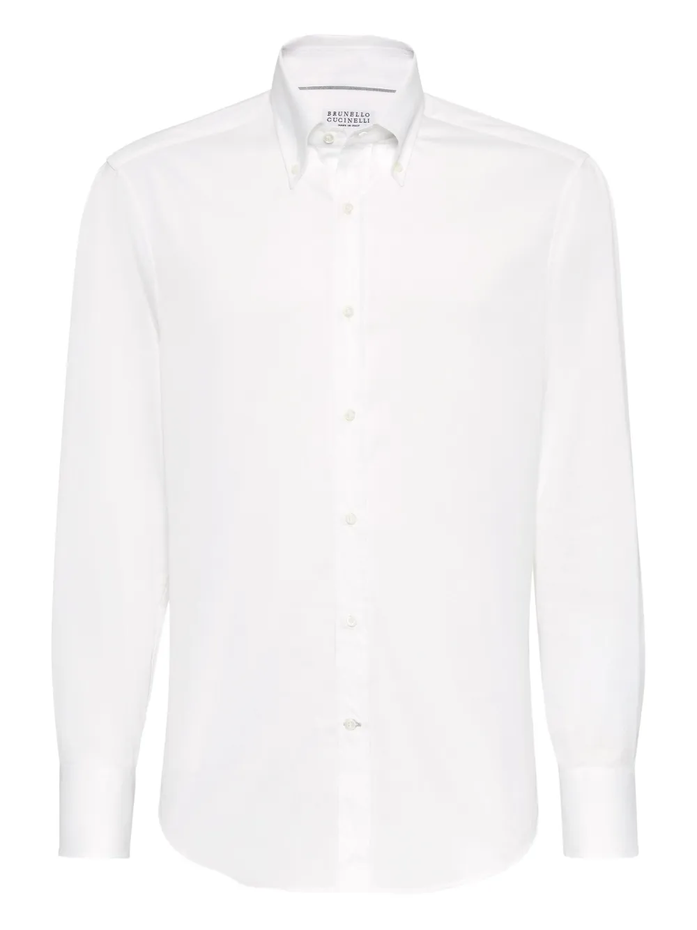 Brunello Cucinelli Katoenen overhemd Wit