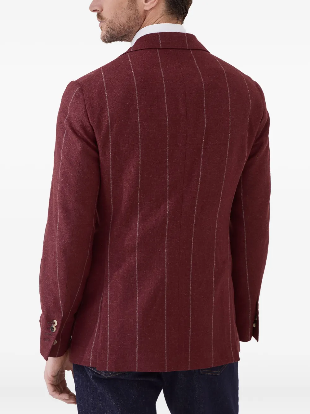 Brunello Cucinelli Cavallo blazer Rood