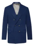 Brunello Cucinelli double-breasted blazer - Blue