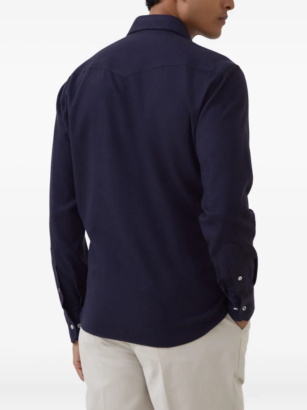 Brunello Cucinelli Easy overhemd Blauw