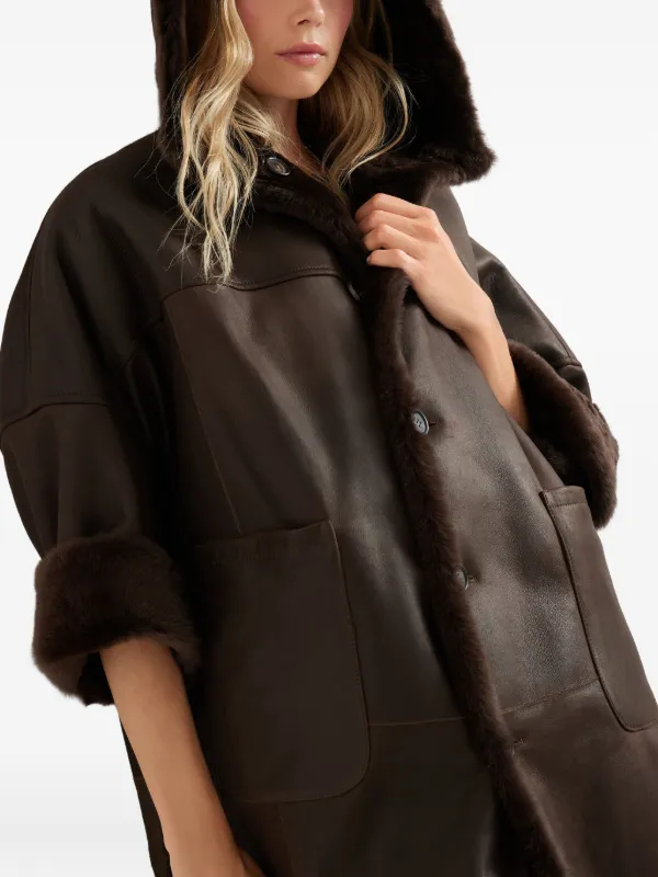 Brunello Cucinelli Fur Coat | Brown | FARFETCH