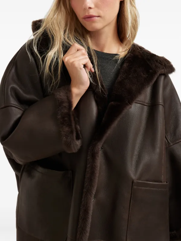 Brunello Cucinelli Fur Coat | Brown | FARFETCH