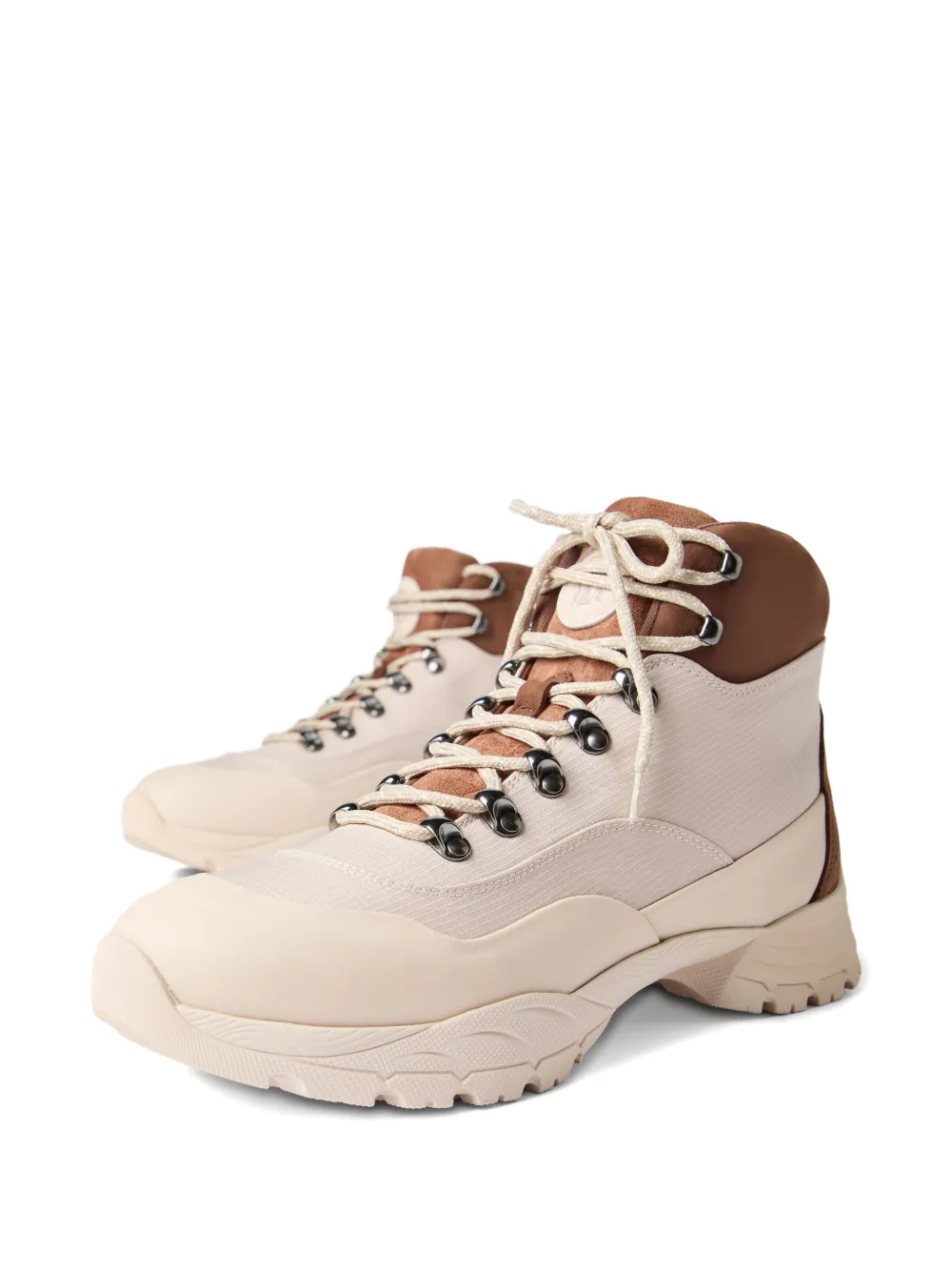 Brunello Cucinelli Lace-up Boots In Neutral