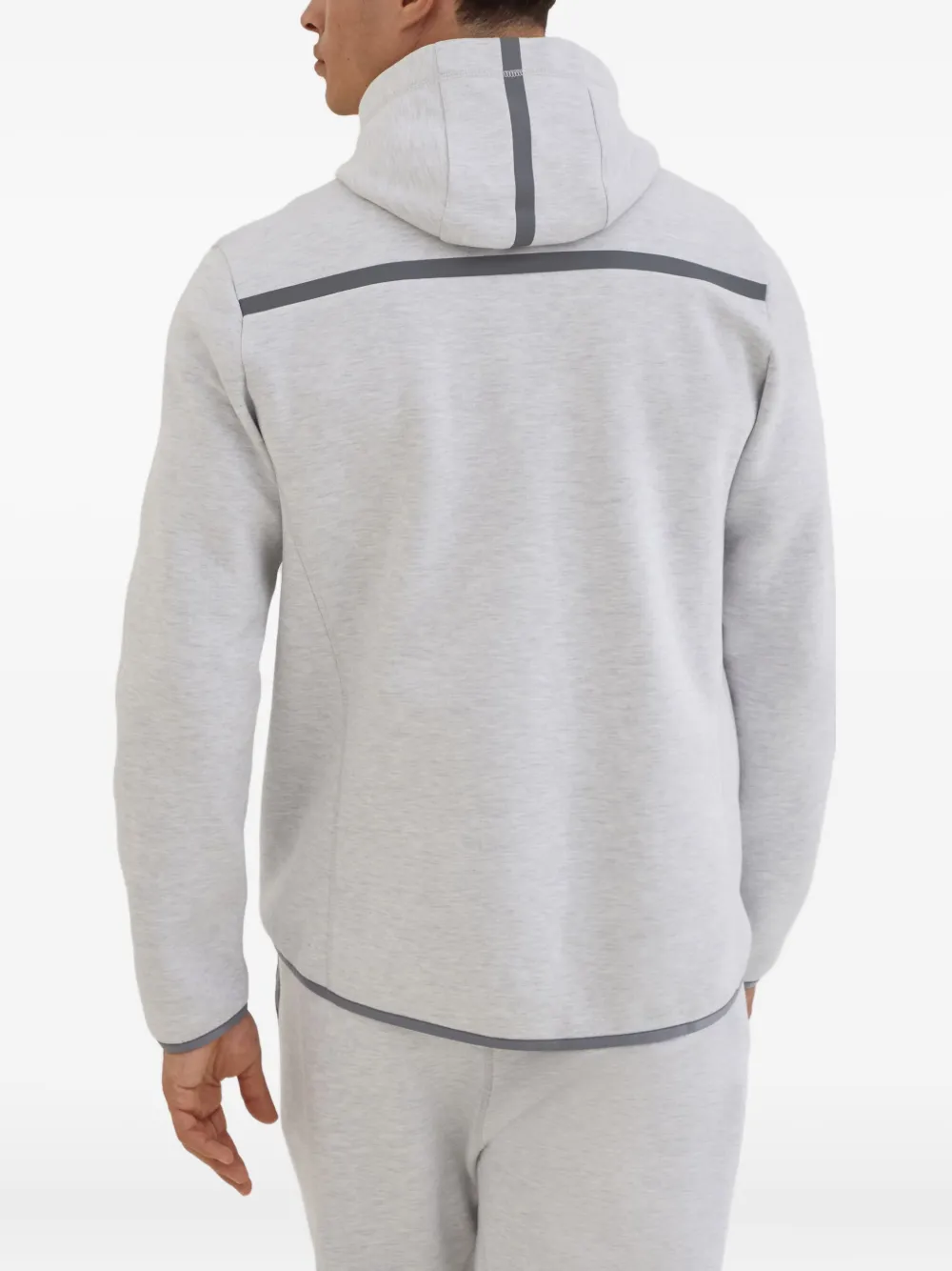 Brunello Cucinelli Stylish Hoodie Logo Design In Gray