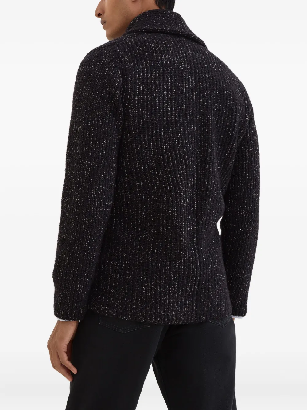 Brunello Cucinelli Vest van zijdeblend Zwart