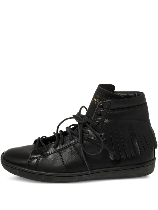SAINT LAURENT サンローラン ブラック 35 黒 スニーカー 【公式