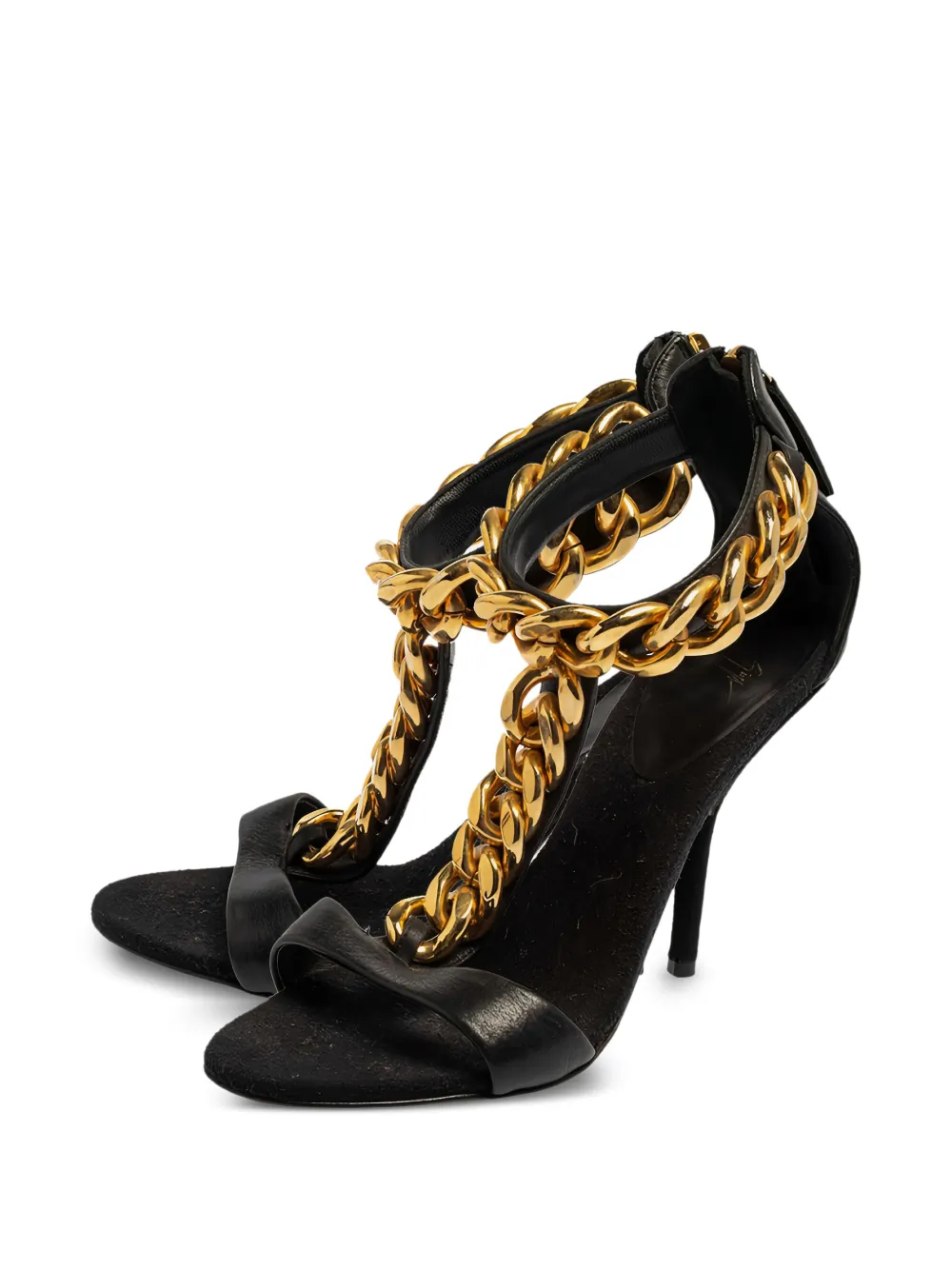 Giuseppe Zanotti Vintage Pre-owned 65 mm Elsie sandalen - Zwart