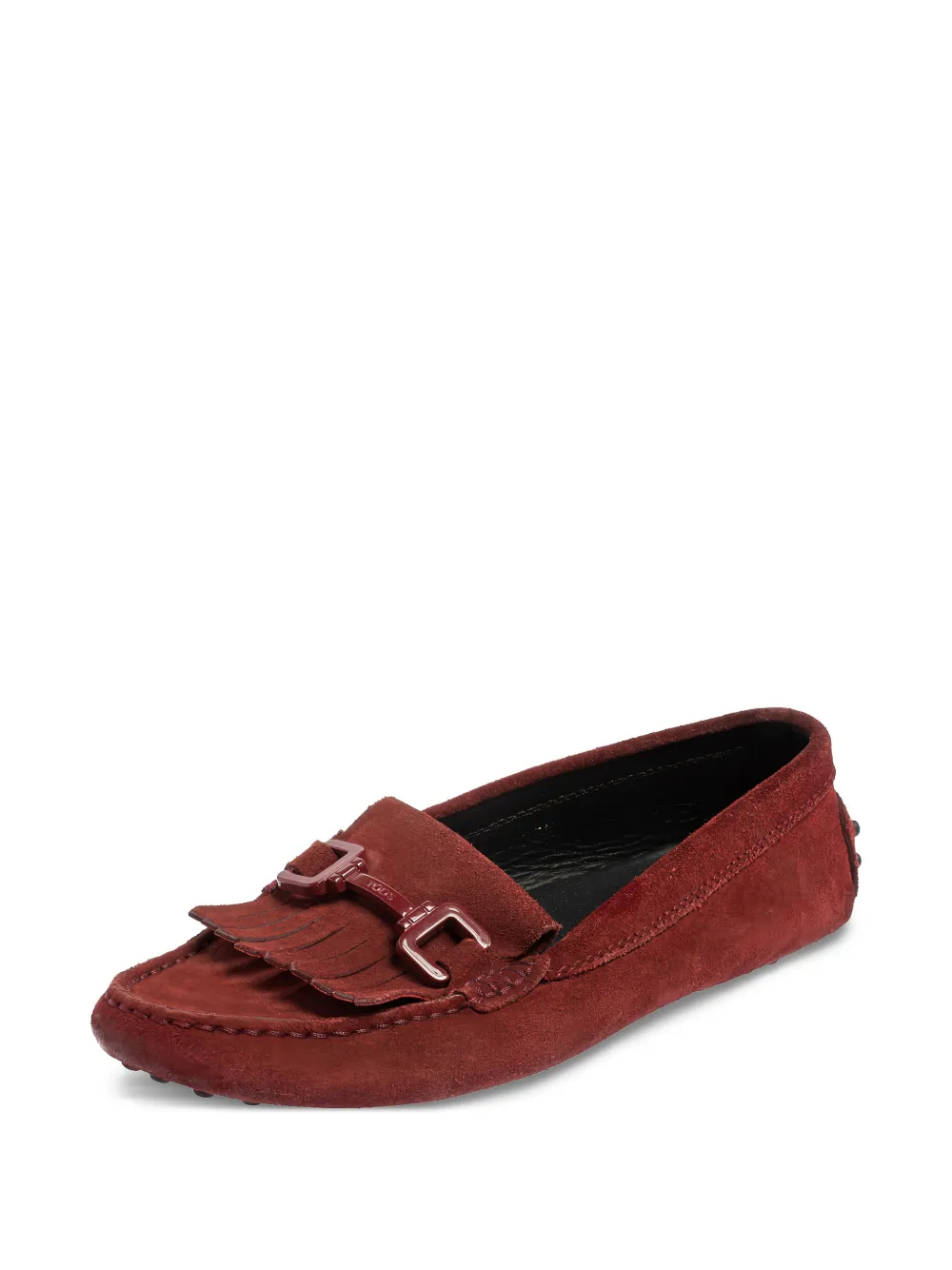 Tod's Vintage Suède loafers - Rood