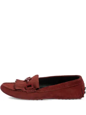 Tod's Vintage レザーローファー | レッド | FARFETCH JP