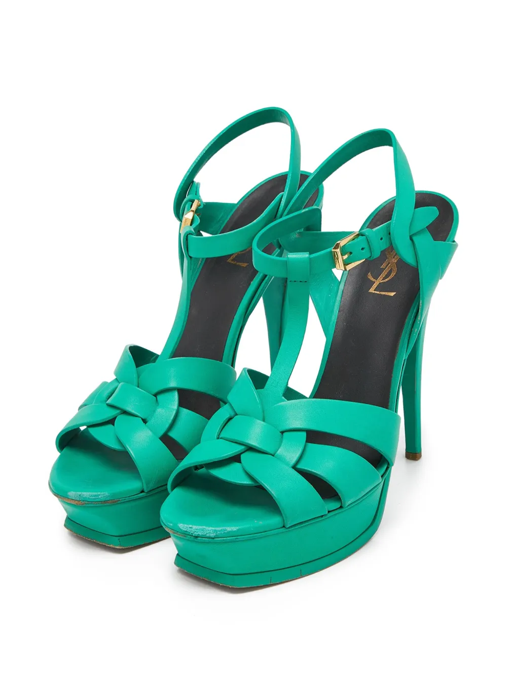 Saint Laurent Pre-Owned t-strap platform sandals | Image 2