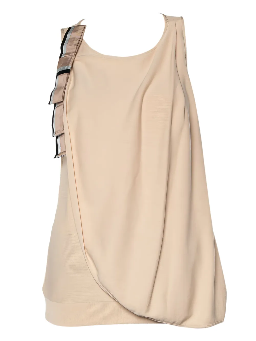 bow-detail tank top