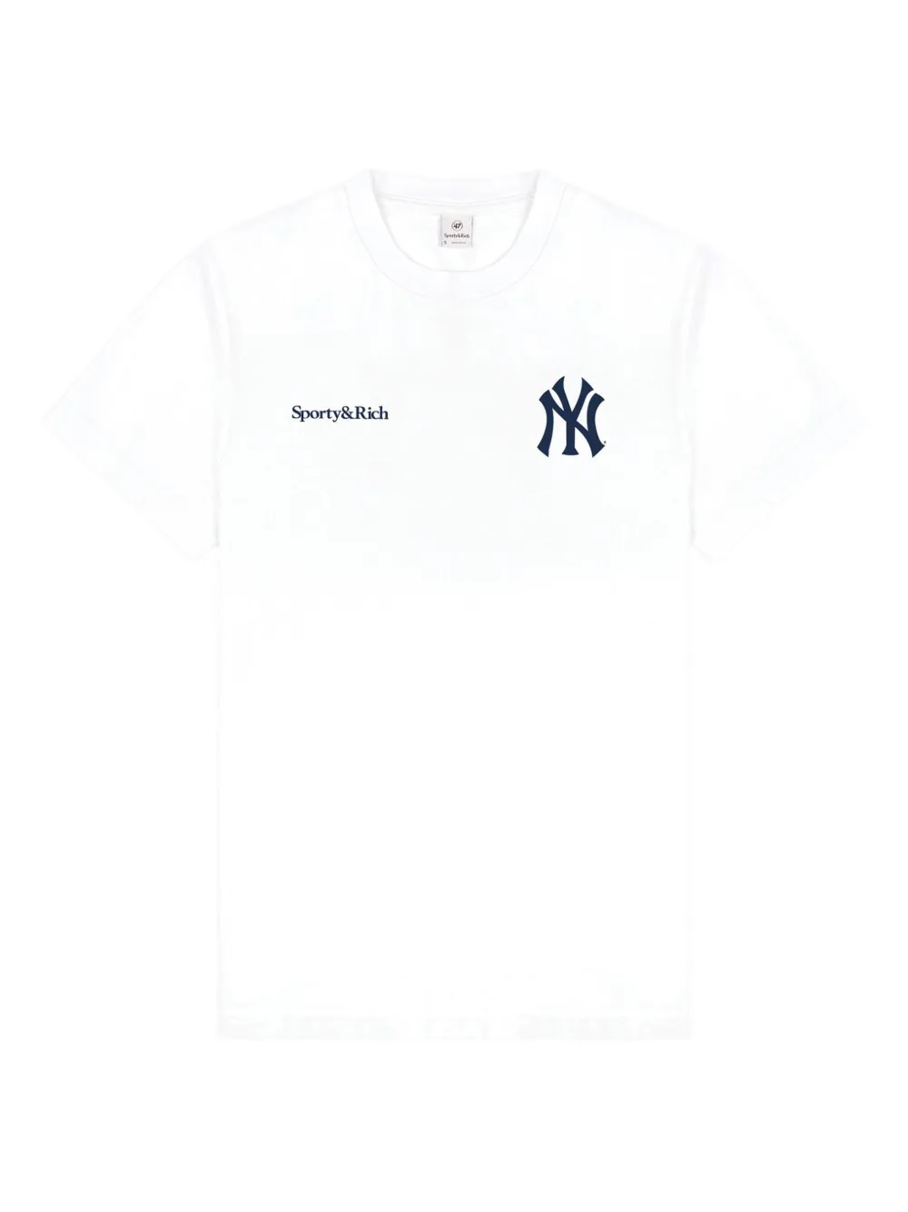 Sporty & Rich T-shirt con logo - Bianco