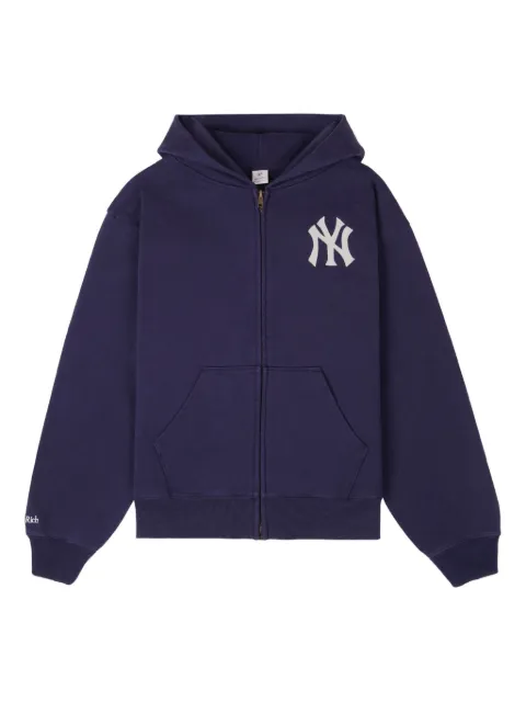 Sporty & Rich Yankees Serif zip-up hoodie