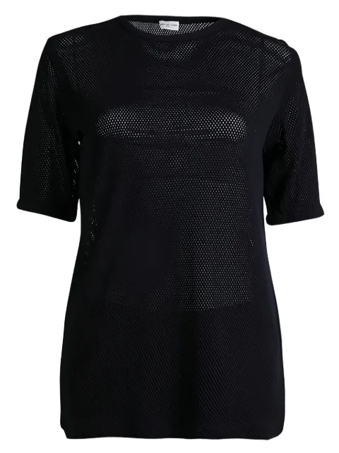 Dries Van Noten Pre-Owned perforated short-sleeve T-shirt
