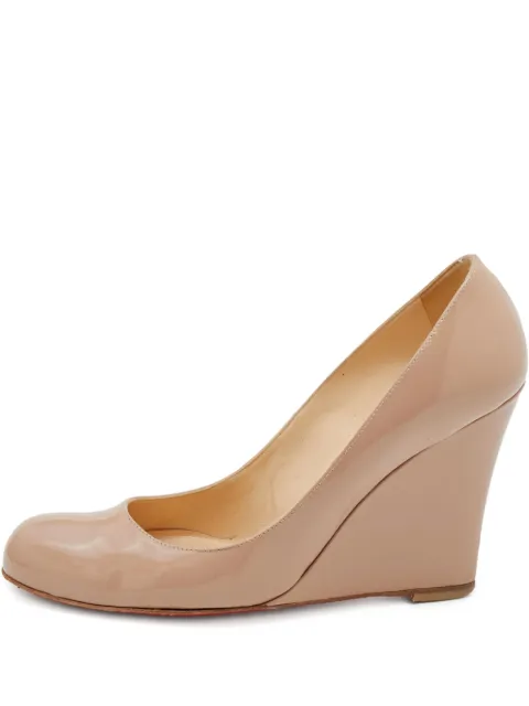 Christian Louboutin Pre-Owned zapatillas Ron Ron Zeppa con tacón de 95mm