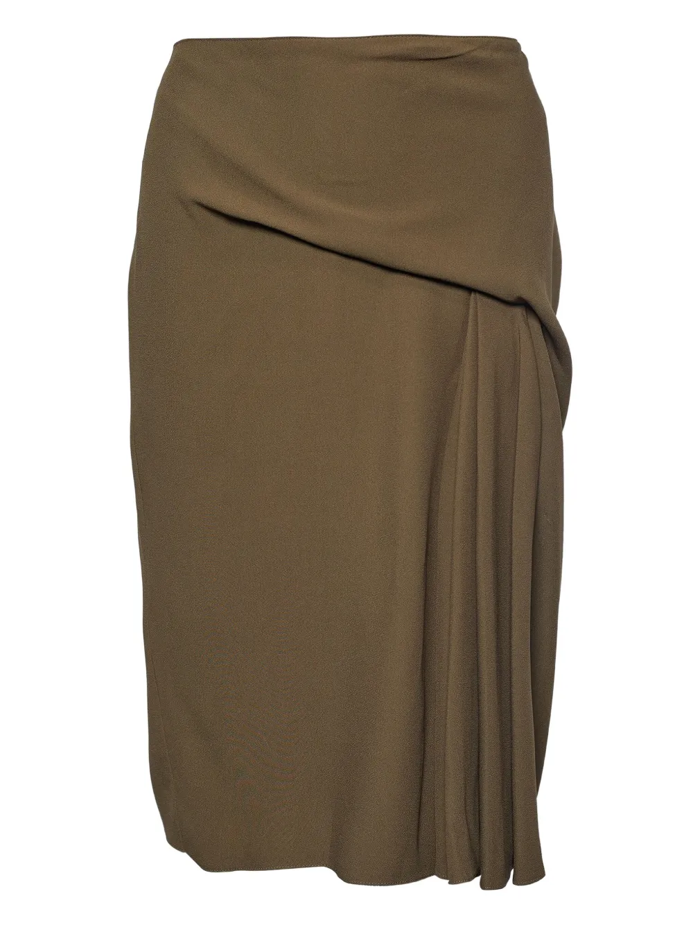 Versace Pre-Owned draped midi skirt | Green | Image 1