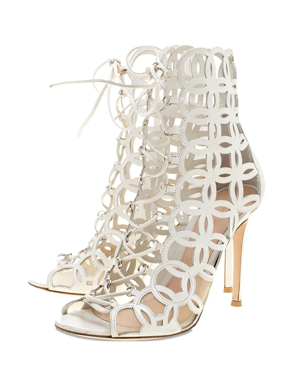 Gianvito Rossi 105mm cut-out heeled sandals | Image 2
