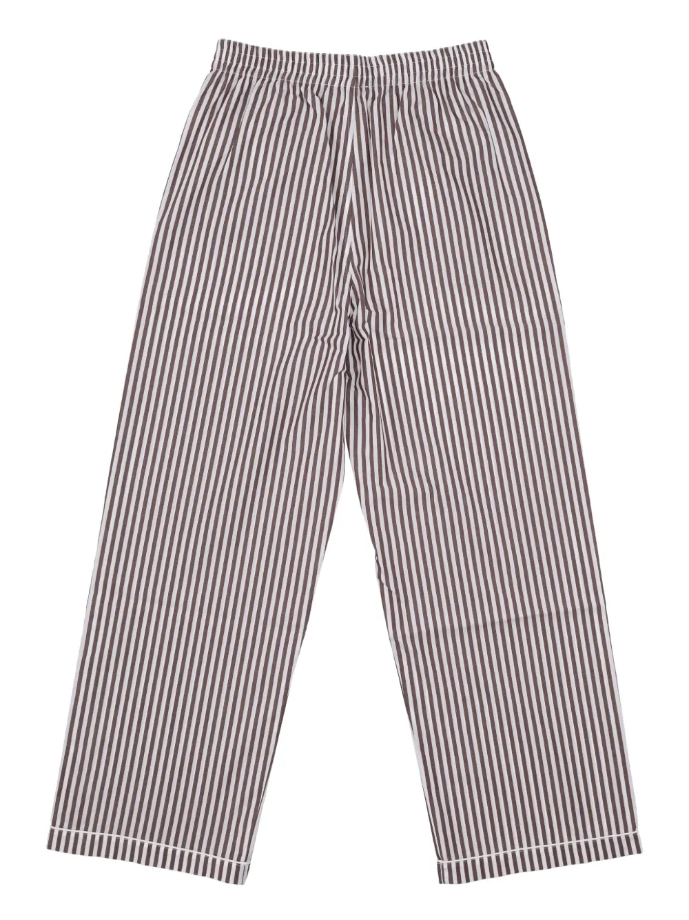 LA ROSE Gestreepte pyjamabroek Bruin