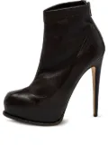 Brian Atwood pre-owned 140mm leather booties - Red