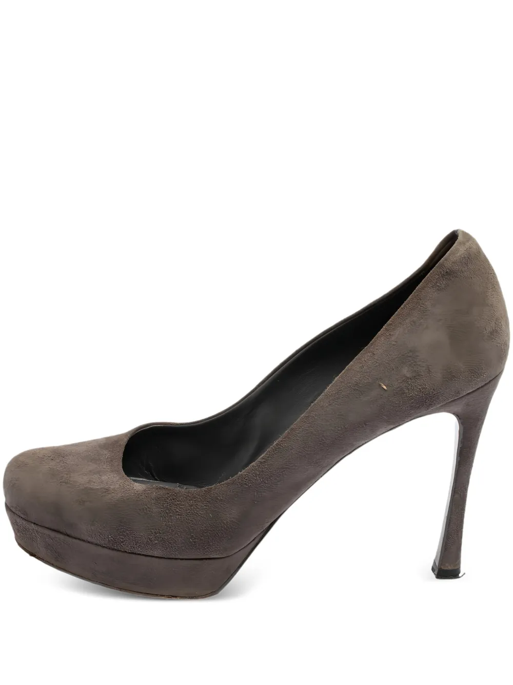 110mm suede pumps