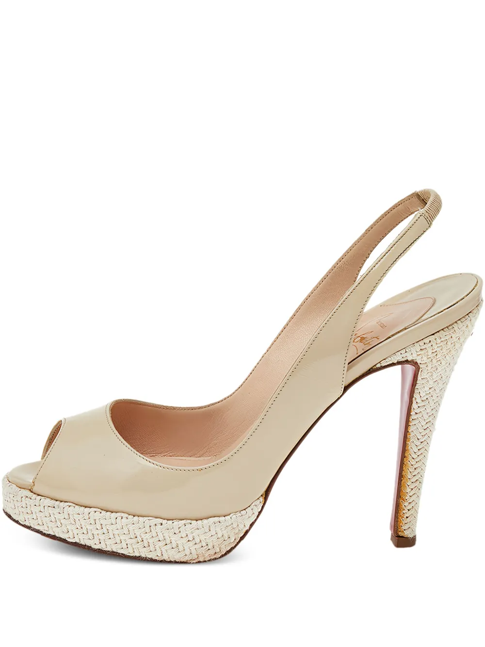 Christian Louboutin Pre-Owned sandalias con tacón | neutro | Image 1