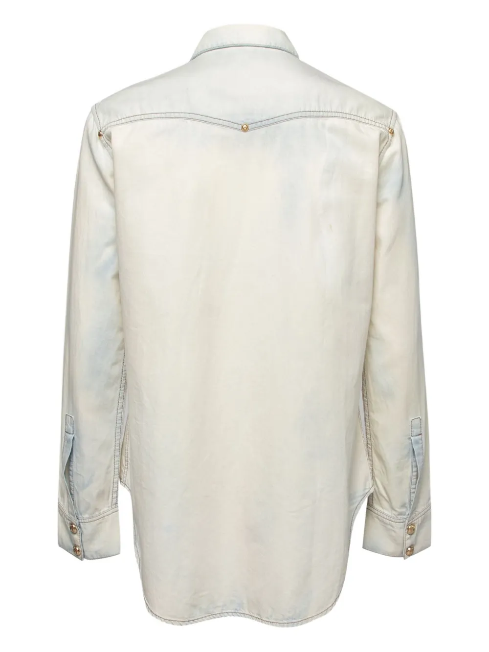 Balmain Pre-Owned long-sleeves patch-pockets shirt | Image 2