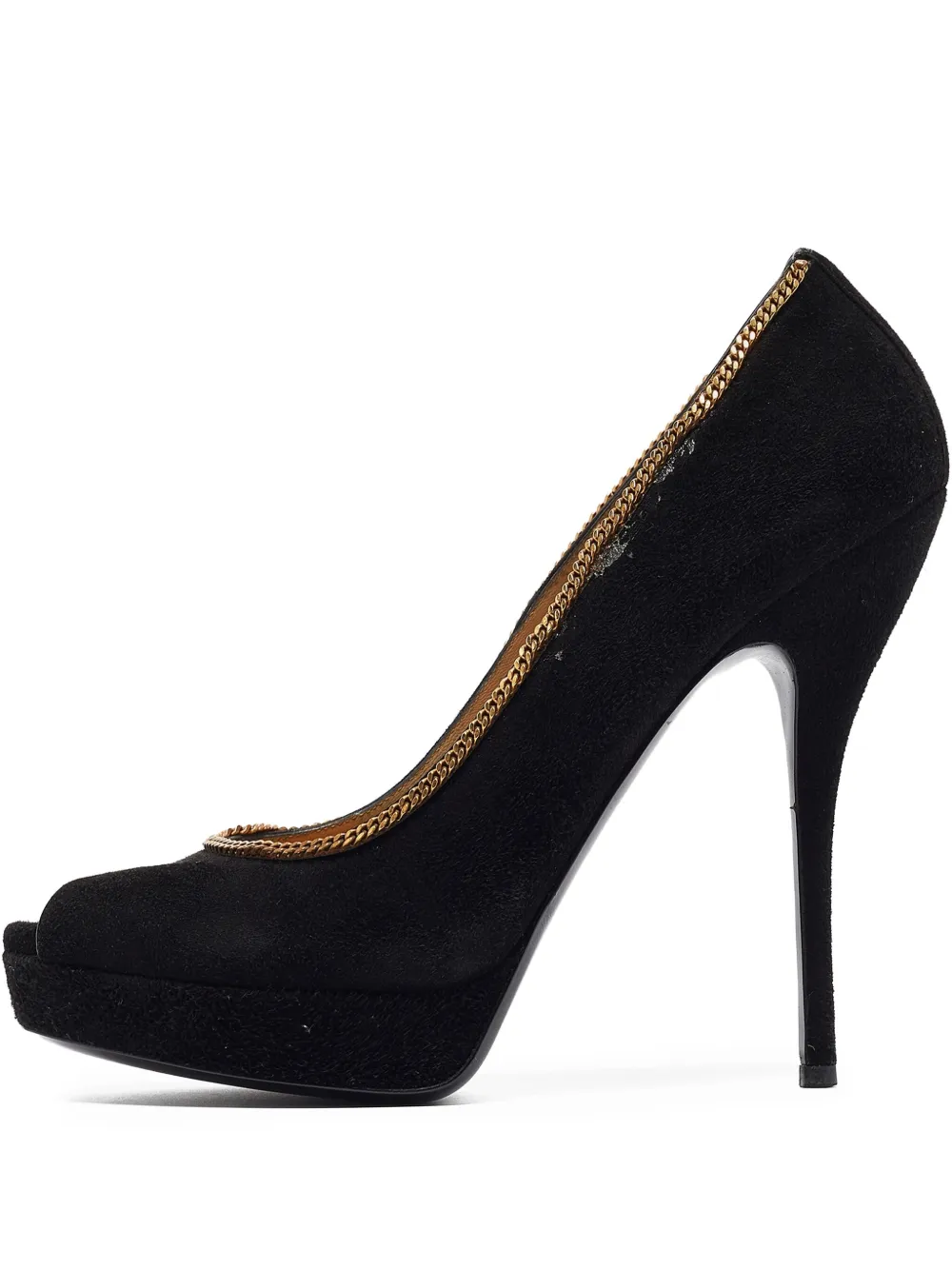 Gucci Pre-Owned 145mm suede pumps | Black | Image 1