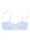 LA ROSE underwire-cup top - Blue