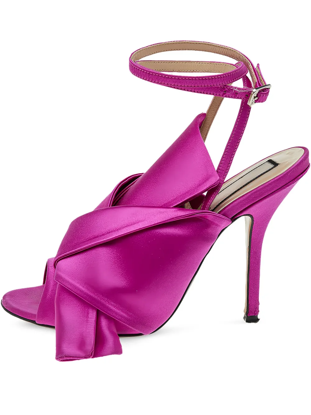 Pre-owned N°21  105mm Satin Sandals