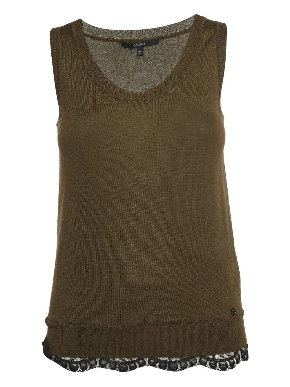 Gucci Pre-Owned fine-knitted top | Green | Image 1
