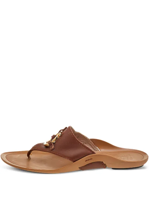 Ferragamo Pre-Owned sandalias con placa Gancini