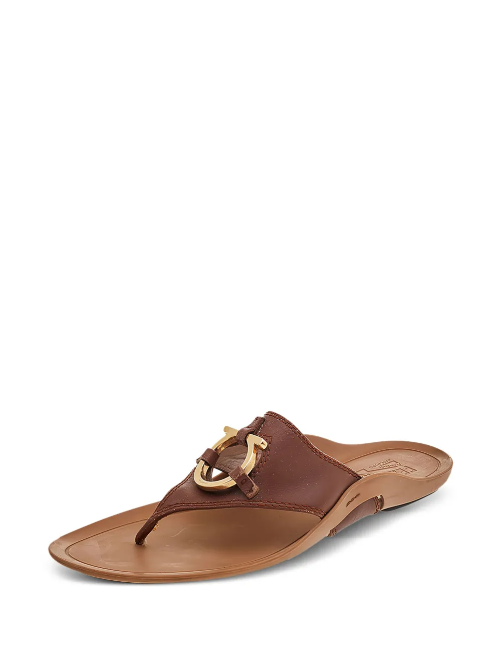 Ferragamo Pre-Owned Gancini-plaque sandals | Image 2