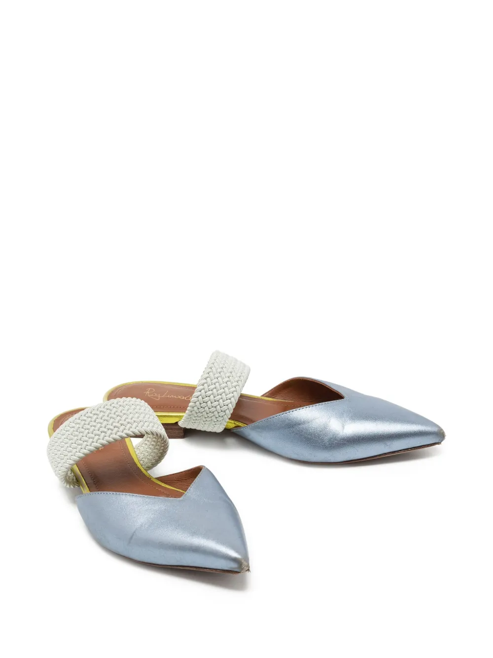 Malone Souliers Pre-owned muiltjes met puntige neus - Grijs