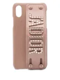 Christian Dior Pre-Owned J'Adior leather iPhone X case - Neutrals