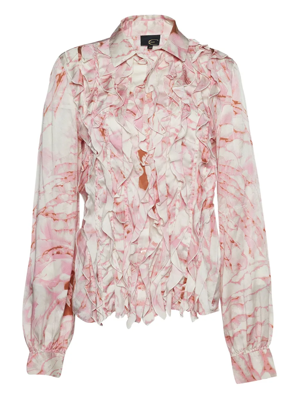 Just Cavalli Vintage pre-owned printed silk shirt - ピンク Just Cavalli Vintage pre-owned printed silk shirt - ピンク