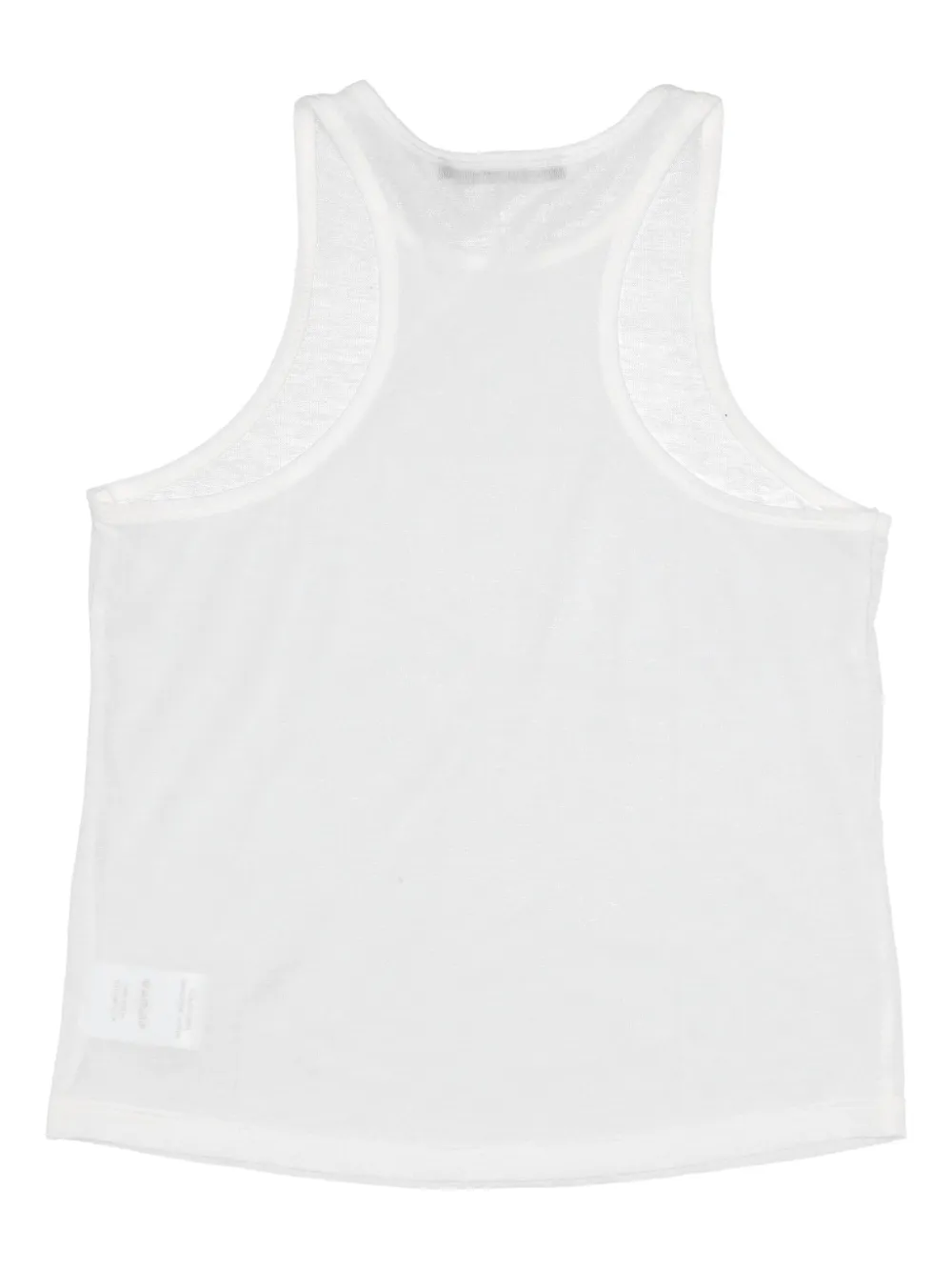 LA ROSE Tanktop van katoen-jerseyblend Wit