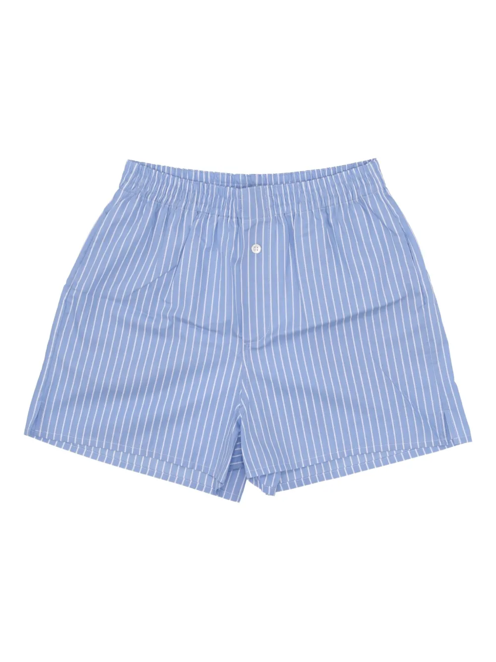 LA ROSE Gestreepte shorts Blauw