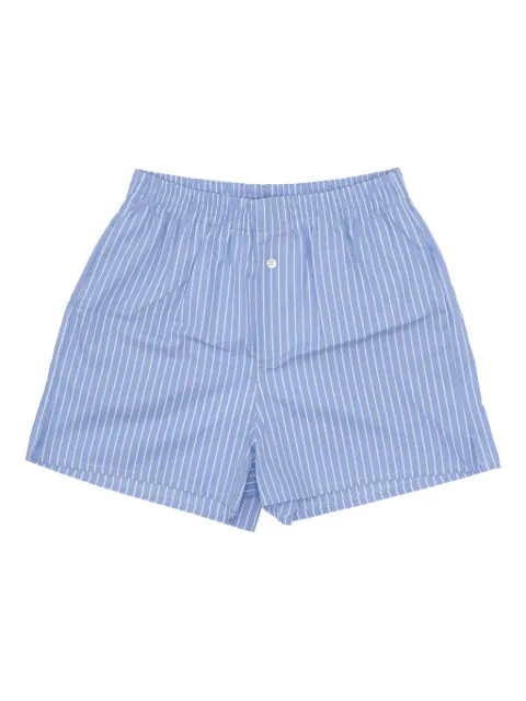 LA ROSE striped loungewear shorts